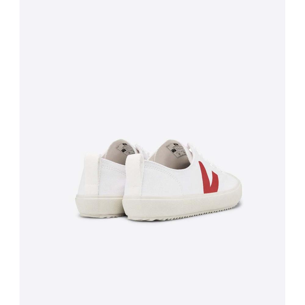 Veja NOVA CANVAS PIERRE Sko Herre White/Red | NO 214UZG